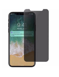 2-PACK iPhone X &amp; XS Privacy Härdat glas 0.26mm 2.5D 9H