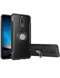 Mate 20 Lite Praktisk Stöttåligt Skal med Ringhållare V2