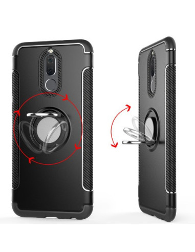 Stöttåligt skal för Huawei Mate 20 Lite med roterbar ringhållare, visat från sidan