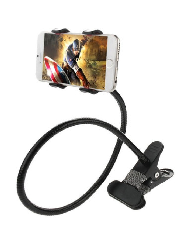 Flexibel lång mobilhållare med klämma