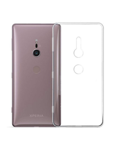Xperia XZ3 Stöttåligt Genomskinligt Skal Simple