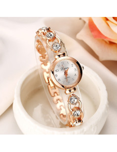 Stilren Damklocka Strass