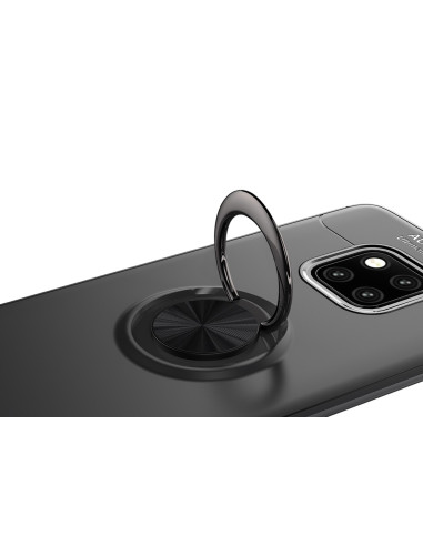 Detaljvy av ringhållaren på ett svart stöttåligt skal för Huawei Mate 20 Pro