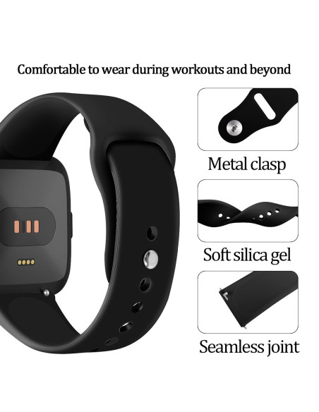 Fitbit Versa Slitstark Silikon Armband Walkr