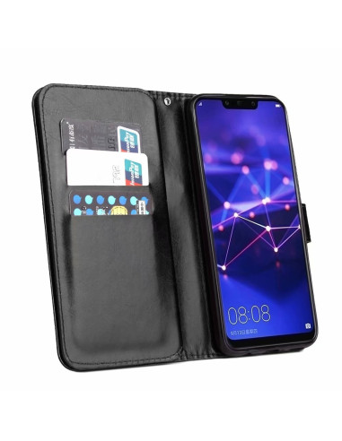 Mate 20 Lite Praktisk Plånboksfodral med 10-Fack Array