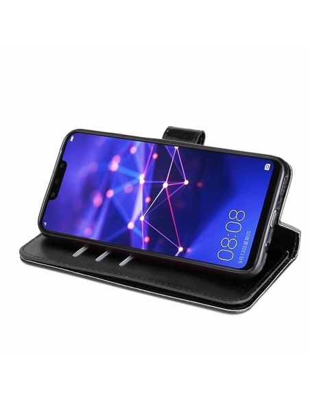 Mate 20 Lite Praktisk Plånboksfodral med 10-Fack Array