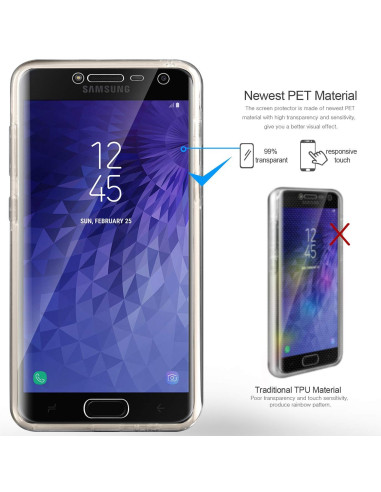 Samsung Galaxy A7 2018 | 360° Dubbelsidigt Silikonfodral