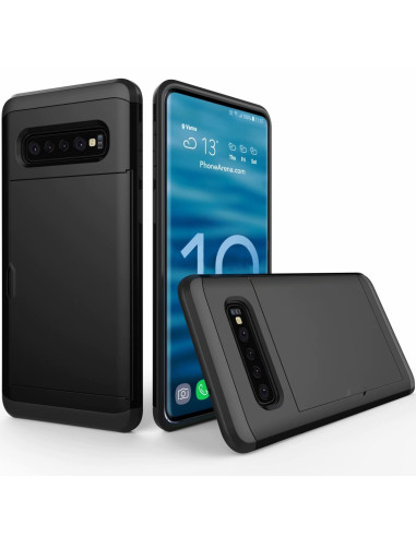 Samsung S10 Plus Stöttåligt Skal Kortfack StreetWise