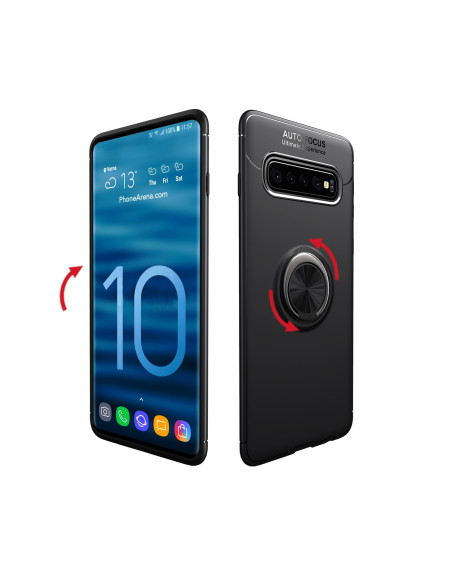 Samsung S10 Plus Praktisk Stöttåligt Skal med Ringhållare V3 (SM-G975F)