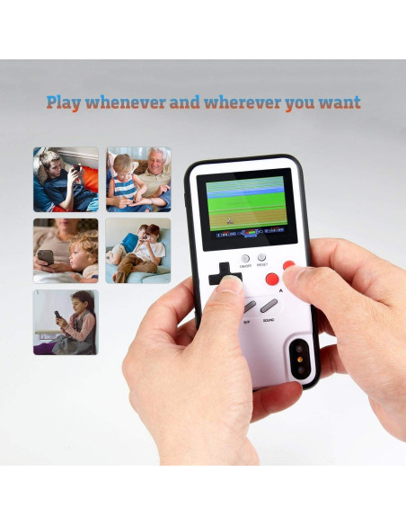 iPhone XR Klassisk Gameboy Skal Färgskärm | 36st Små Spel