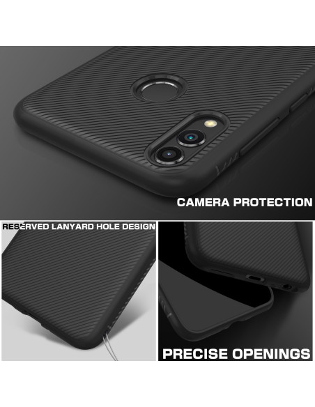 Huawei P Smart 2019 Stöttåligt Skal FullCarbon V3