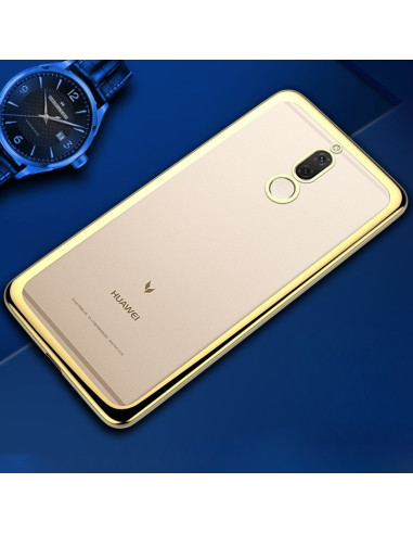 Rosenguld skal för Huawei Mate 10 Lite med galvaniserade kanter, sett bakifrån