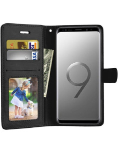 Samsung S9 Plus Plånboksfodral PU-Läder 4-FACK (SM-G965F)
