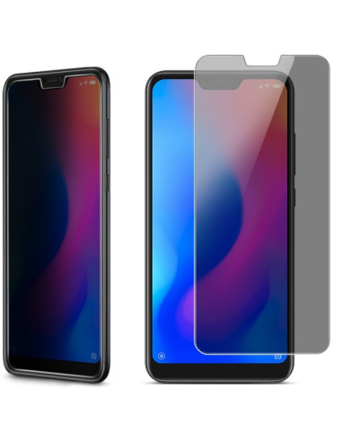 Xiaomi Mi Mix 3 med monterat härdat glas som skyddar skärmen