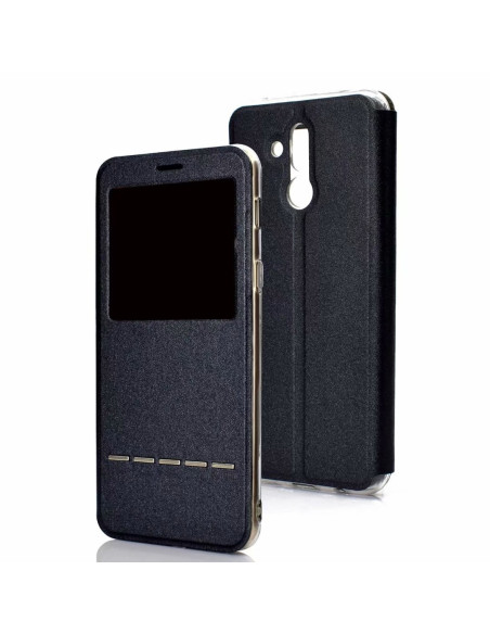 Mate 20 Lite Elegant Stötdämpande Flipfodral SliderView®