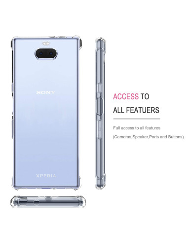 Xperia 10 Stöttåligt Skal med Förstärkta Hörn