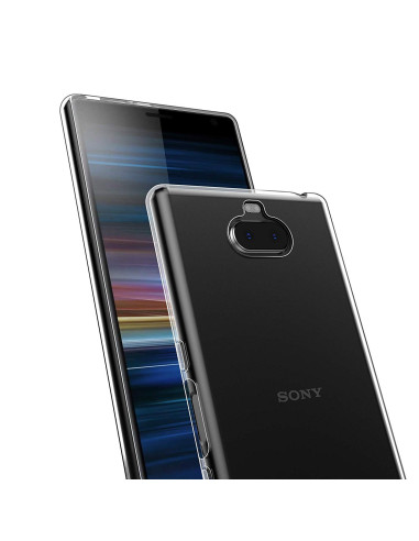 Xperia 10 Plus Stöttåligt Genomskinligt Skal Simple