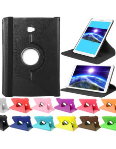 Flexibelt fodral för Samsung Tab A 10.5 med 360° rotation och ställfunktion i svart