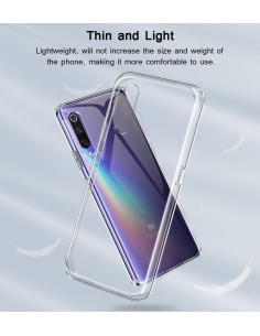 Xiaomi Mi 9 Stöttåligt Genomskinligt Skal Simple