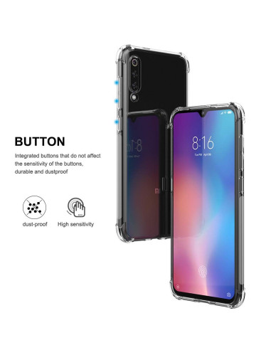 Xiaomi Mi 9 Stöttåligt Skal med Förstärkta Hörn