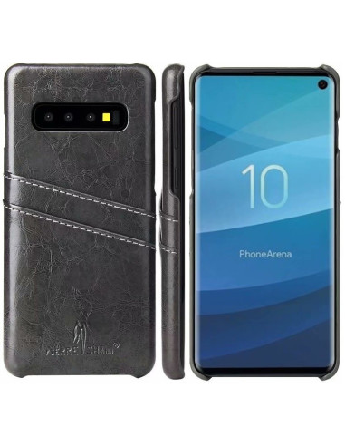 Samsung S10 Plus Skal Korthållare Retro