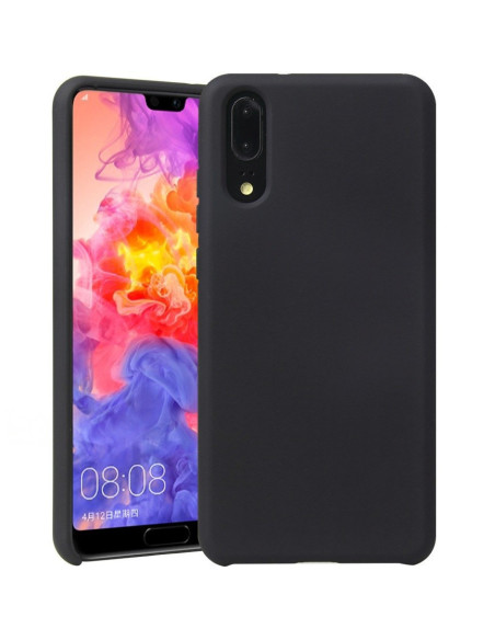 Xiaomi Mi 9 Gummibelagd Mattsvart Silikon Skal
