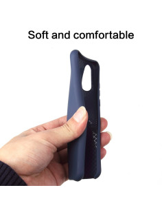 Xiaomi Mi 9 Gummibelagd Mattsvart Silikon Skal