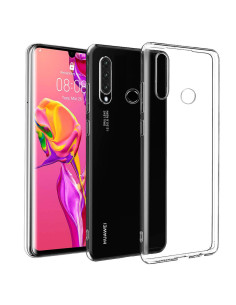 Huawei P30 Lite Stöttåligt Genomskinligt Skal Simple