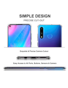 Huawei P30 Lite Stöttåligt Skal med Förstärkta Hörn