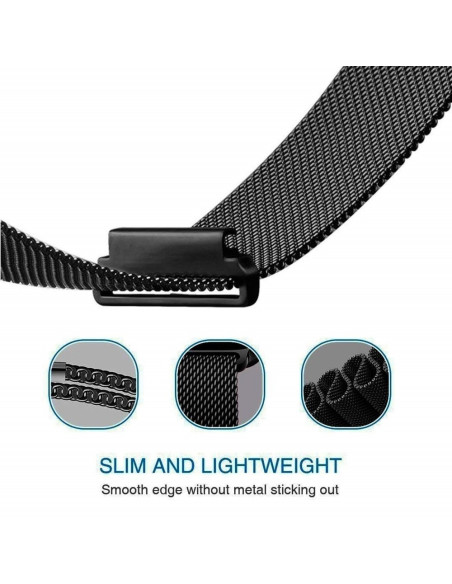 Apple Watch 38/40/41mm Armband Milanesisk Loop Roséguld