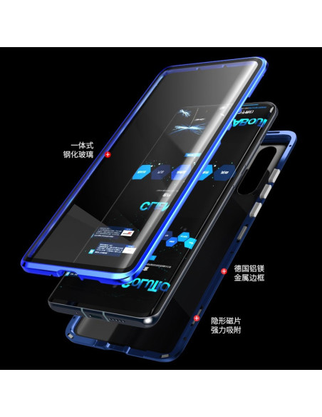 Huawei P30 Pro Heltäckande Premium Skal Glassback V4