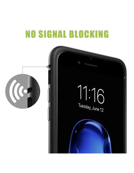 iPhone 7 Heltäckande Premium Skal Glassback V4