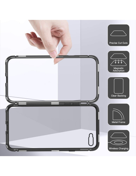 iPhone 7 Heltäckande Premium Skal Glassback V4