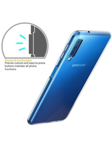 Samsung A50 Stöttåligt Genomskinligt Skal Simple (SM-A505FN)
