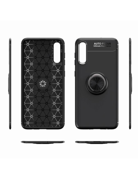Samsung A50 Praktisk Stöttåligt Skal med Ringhållare V3 (SM-A505FN)