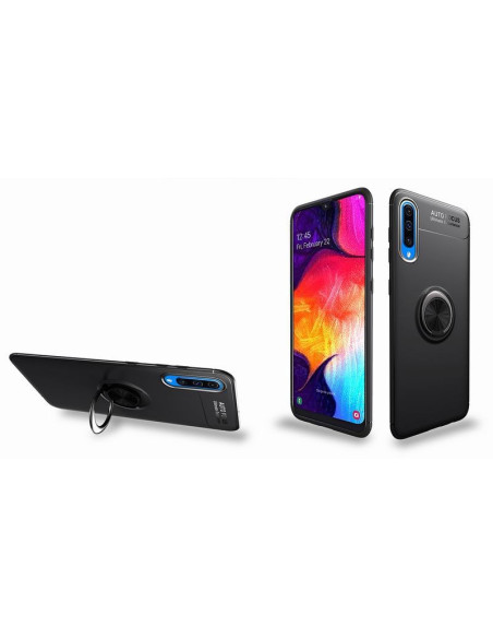 Samsung A50 Praktisk Stöttåligt Skal med Ringhållare V3 (SM-A505FN)
