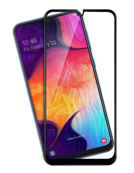 2-PACK Samsung A40 Härdat Glas 0.26mm 2.5D 9H Fullframe