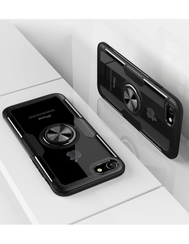 iPhone 7 Praktisk Stöttåligt Skal med Ringhållare V4