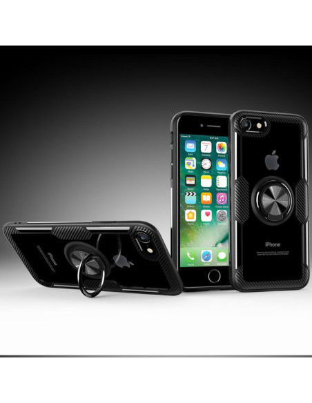 iPhone 8 Plus Praktisk Stöttåligt Skal med Ringhållare V4