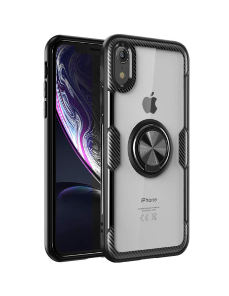 iPhone XR Praktisk Stöttåligt Skal med Ringhållare V4