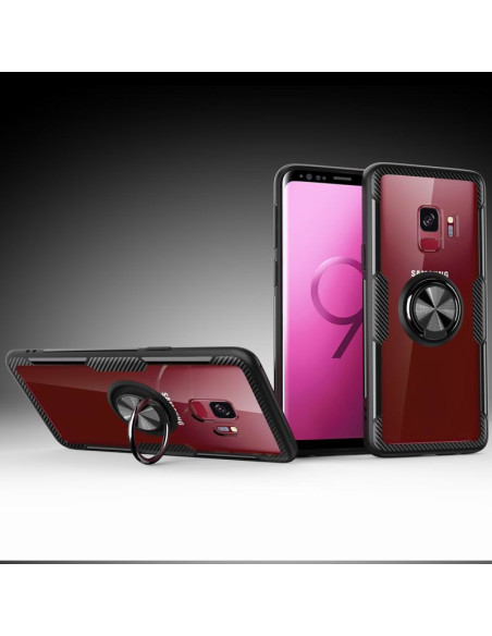 Samsung S9 Praktisk Stöttåligt Skal med Ringhållare V4