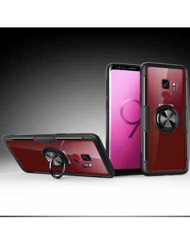 Samsung S9 Plus Praktisk Stöttåligt Skal med Ringhållare V4