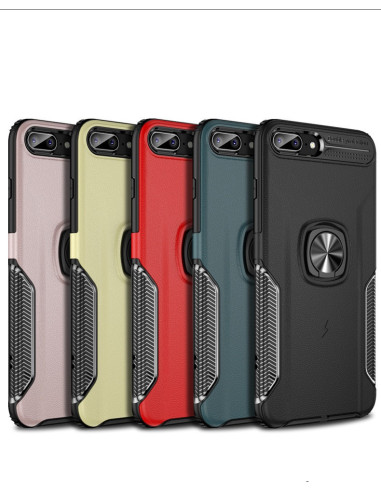 iPhone 7 Praktisk Stöttåligt Skal med Ringhållare V3
