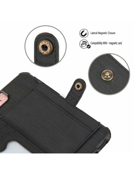 iPhone 7 Stöttåligt Skal med Kortplats 4-FACK Streetwise V3