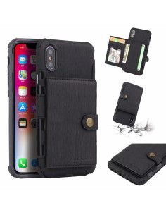 iPhone XS / X Stöttåligt Skal med Kortplats 4-FACK Streetwise V3