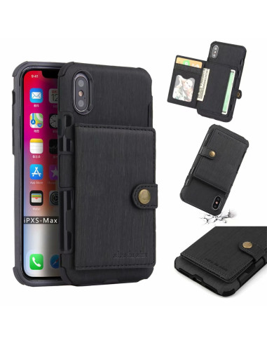 iPhone XS Max Stöttåligt Skal med Kortplats 4-FACK Streetwise V3