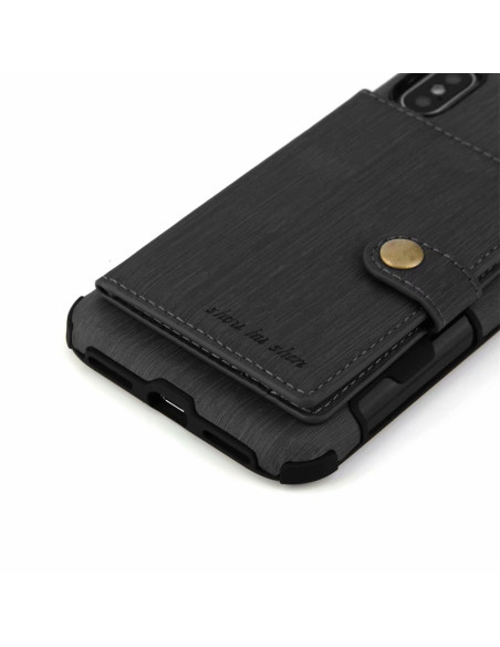 iPhone XS Max Stöttåligt Skal med Kortplats 4-FACK Streetwise V3