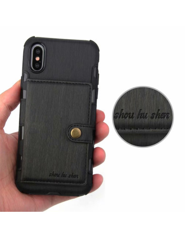 iPhone XS Max Stöttåligt Skal med Kortplats 4-FACK Streetwise V3