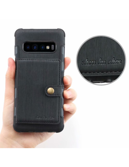 Samsung S10 Stöttåligt Skal med Kortplats 4-FACK Streetwise V3