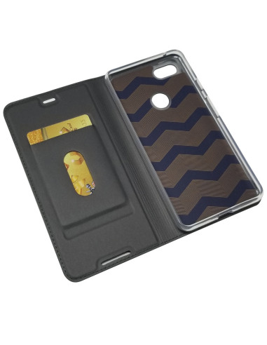 Google Pixel 3 XL Flipfodral Skin Pro med Kortfack